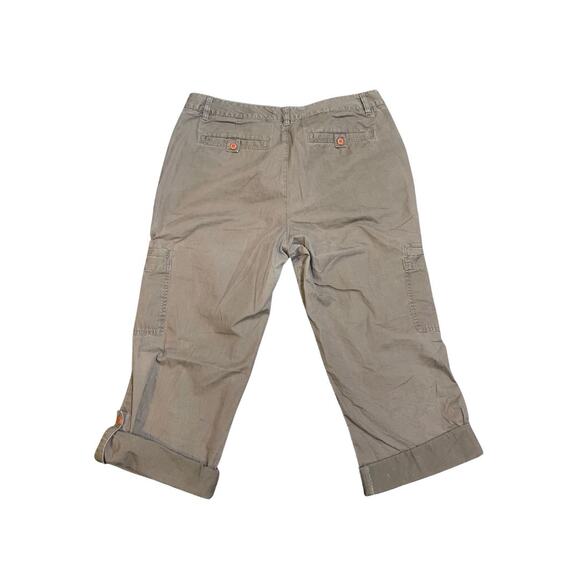 Dockers Collection Women Favorite Fit Cargo Pants Size 16 Casual Capri - Picture 2 of 5